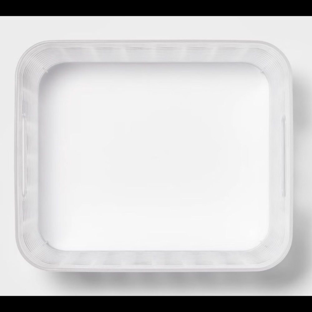 ▫️Brightroom™ Wave Medium Storage Bins (Narrow+Regular)- Translucent◻️ - Picture 3 of 6